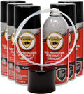 12 Oz Black Aerosol Spray Can 6 Pack X821