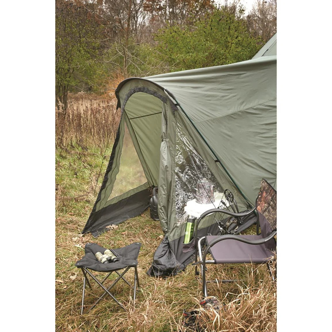 18' x 18' 8-Person Waterproof 4-Season Teepee Tent W418