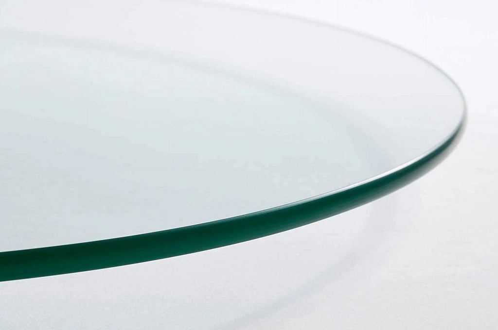 36" Round Tempered Clear Glass Table Top 1/4" Thick K90931