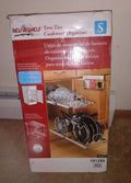 2-Tier Metal Pull Out Cabinet Basket I2647