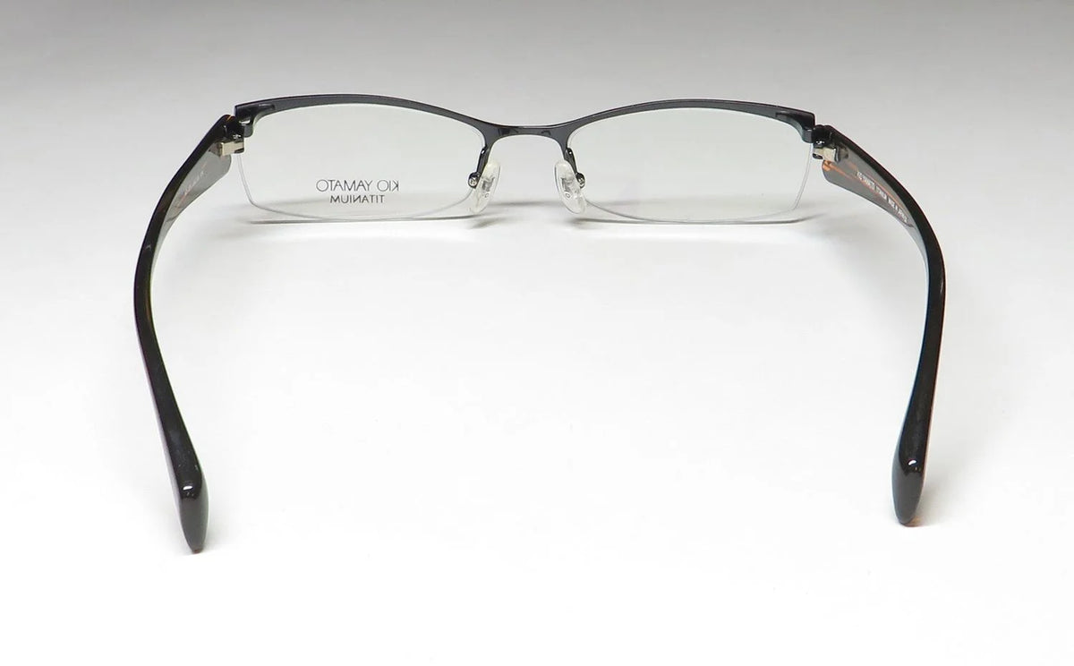 Titanium Half-Rimless Acetate Eyeglass Frame N38898
