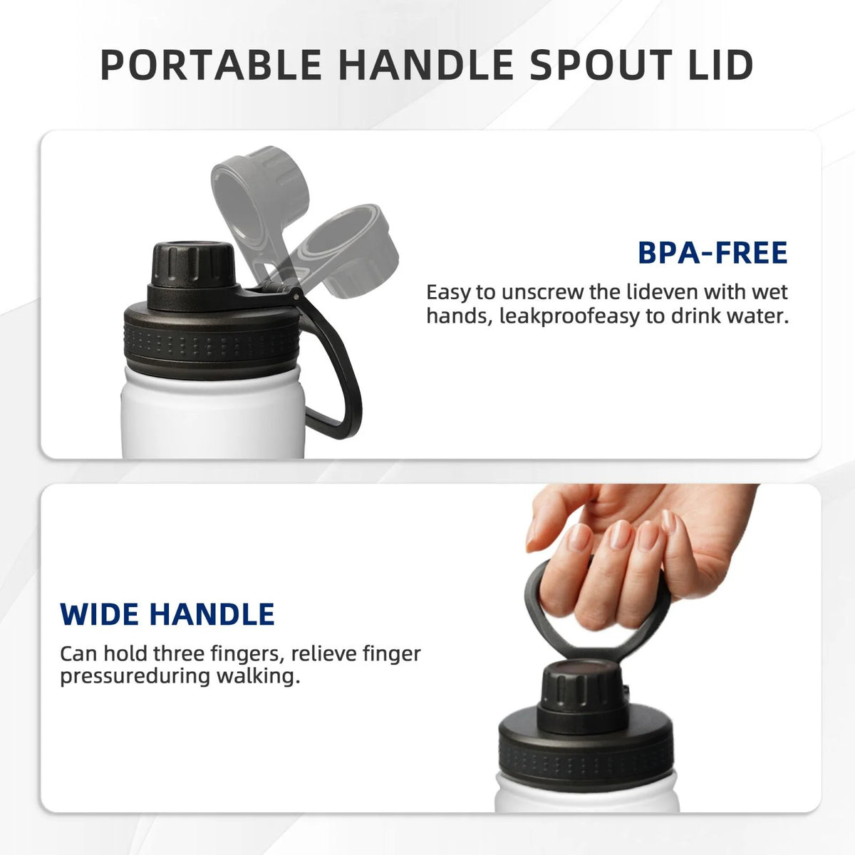 18OZ Insulated Stainless Steel Water Bottle F54136