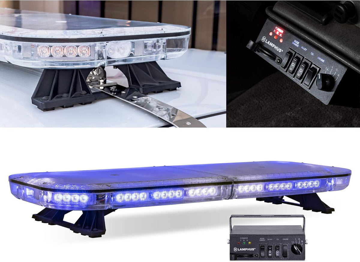 47" 98W RED LED Emergency Light Bar Y162073