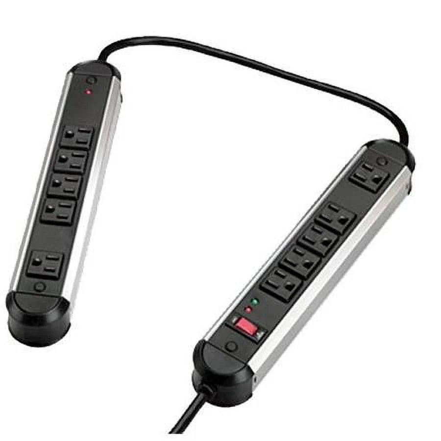 6.0 Feet 10 Outlets 1250 Joules Metal Surge Protector E276