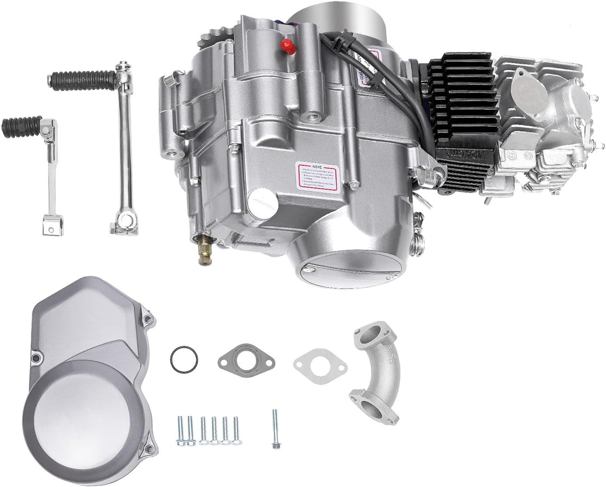 140CC 4 Stroke Single Cylinder Manual Clutch Kick Starter Engine Motor X956226