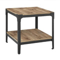 2-Piece Barnwood Accent Table Set in Brown G745772