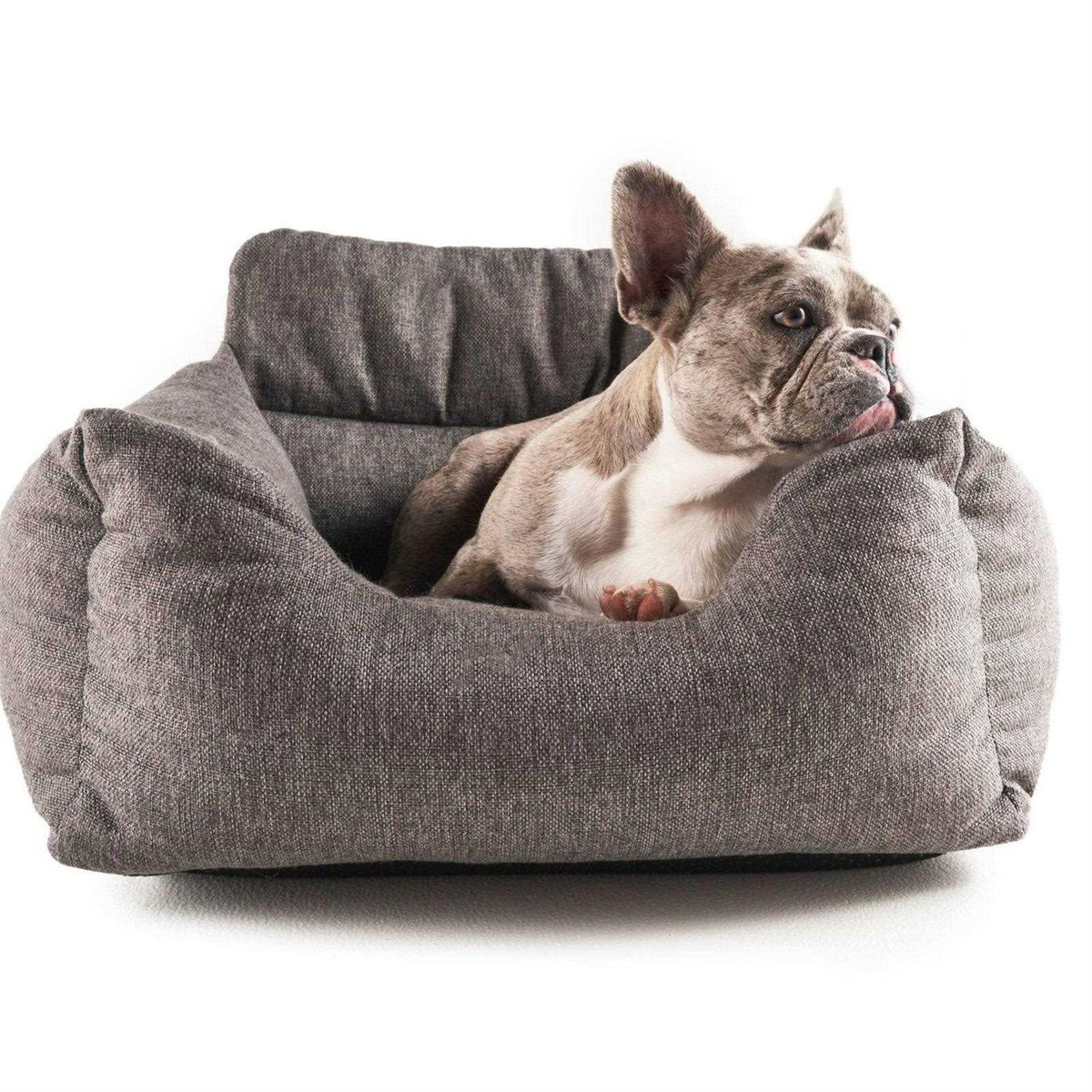 Memory Foam Dog Car Bed Gray Full Back Seat F498