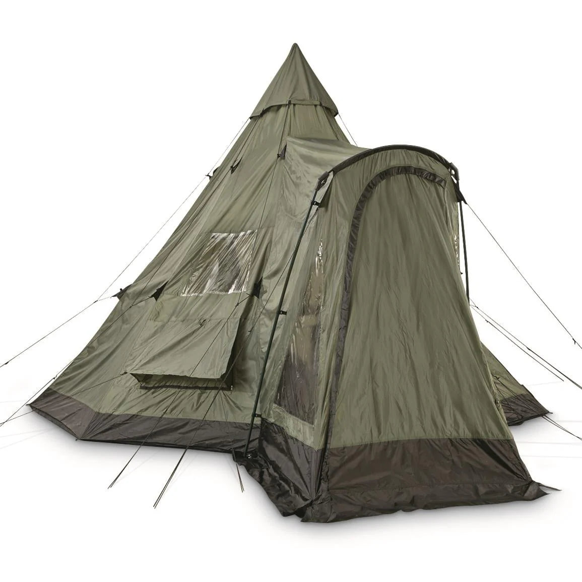 18' x 18' 8-Person Waterproof 4-Season Teepee Tent W418