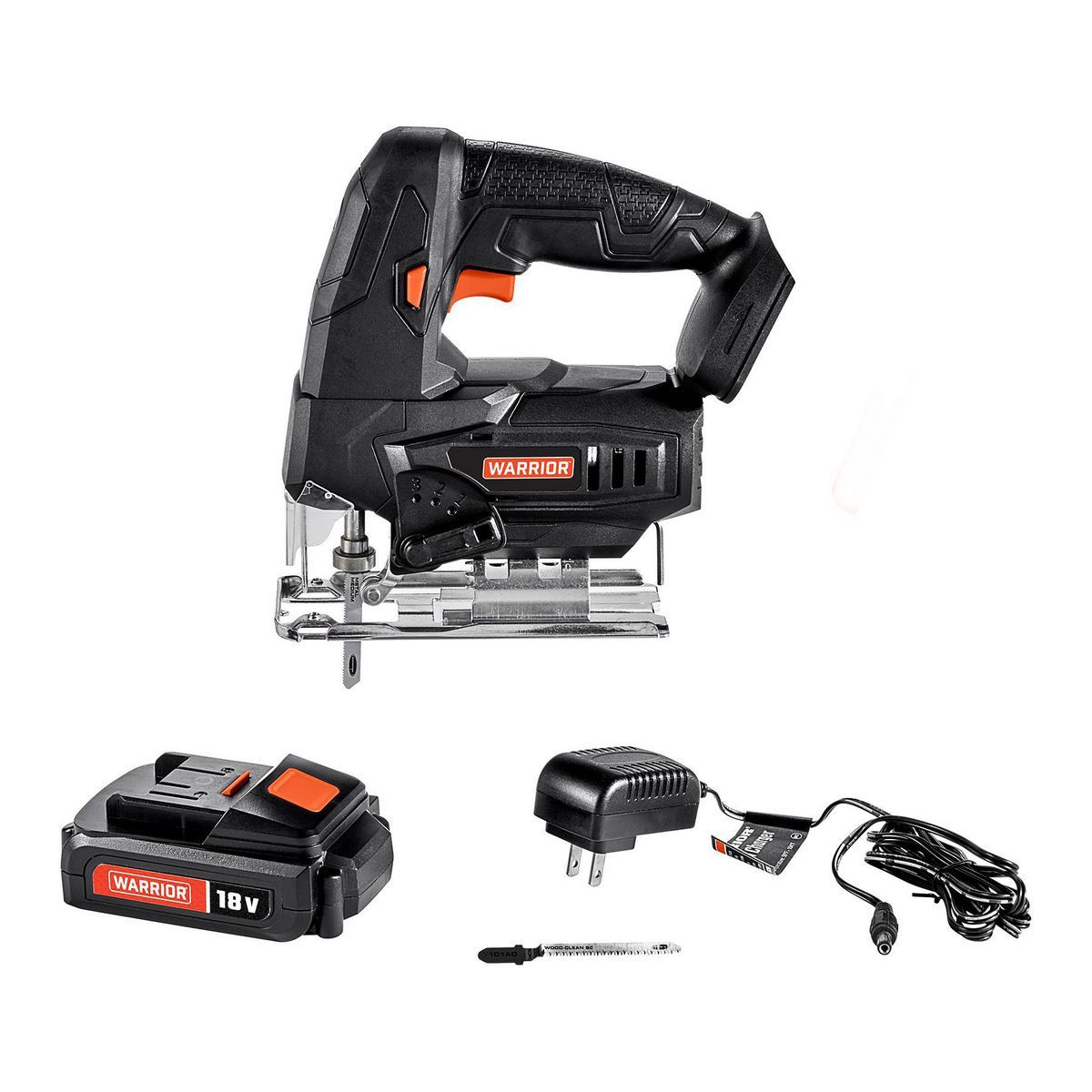 18V Cordless Jig Saw Kit with Battery and Charger H922