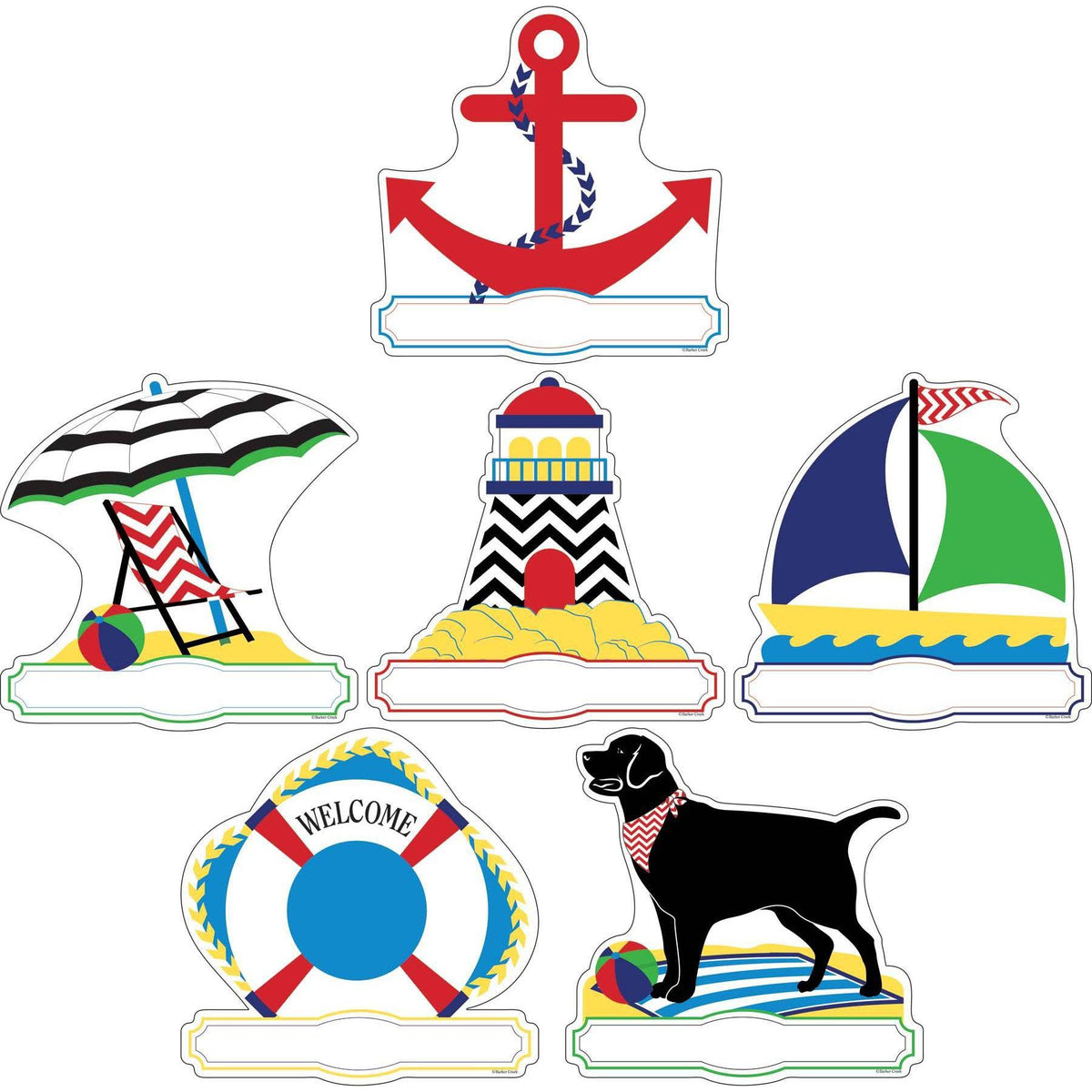 Nautical Chevron Collection J517738