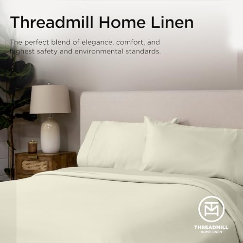 100% American Supima Cotton Queen Sheet Set 4 PC White T978295