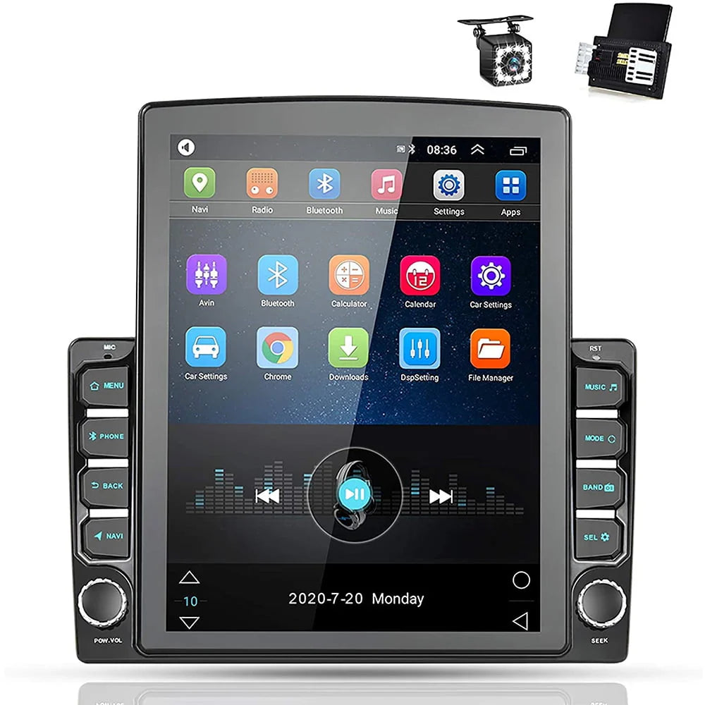 9.7 inch Vertical Touch Screen Car Stereo Radio with Backup Camera Q3450