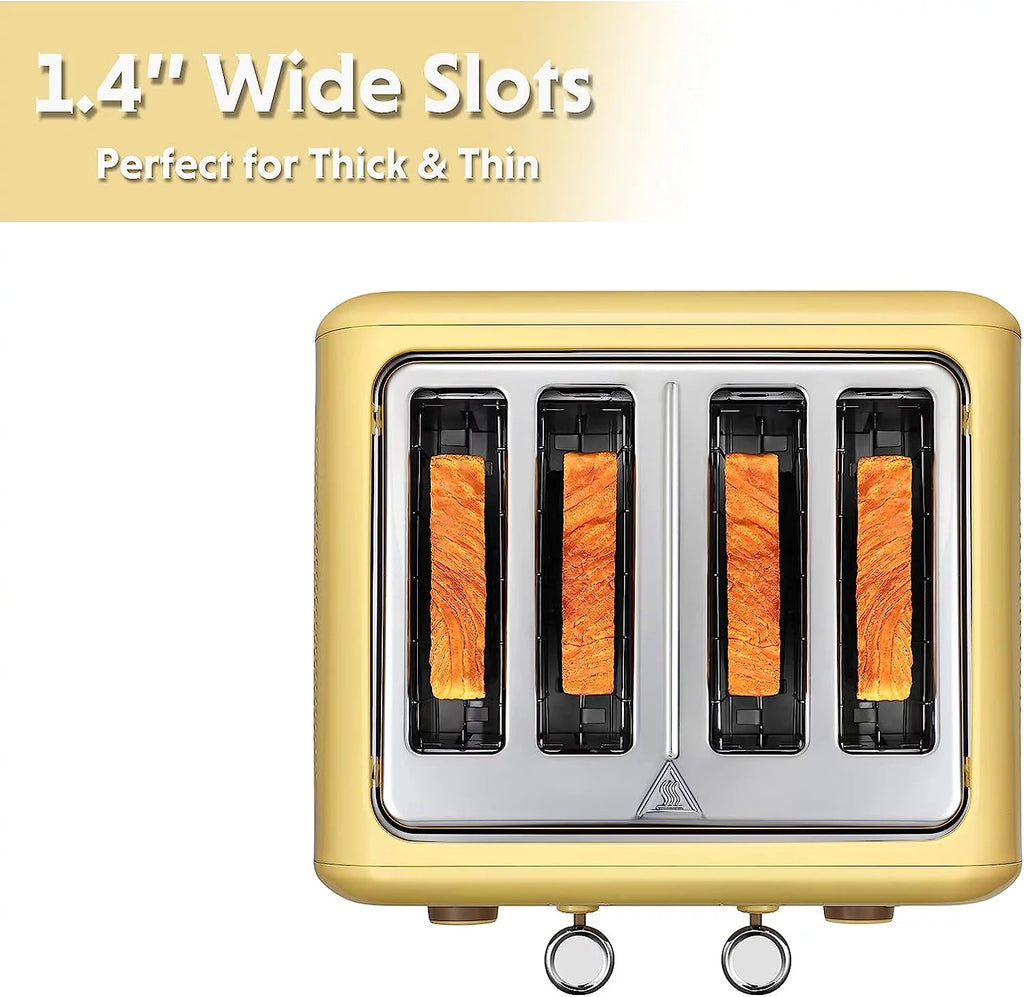 4-Slice Extra Wide Slots Toaster N9696