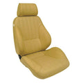 Beige Vinyl Reclining Seat L647