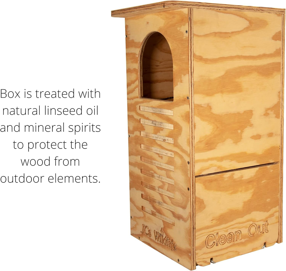 Barred Owl Nesting Box Treated Plywood Y82530