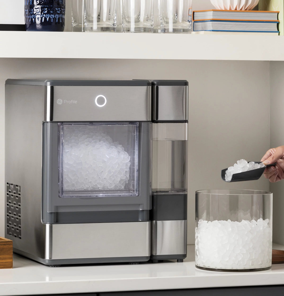 Countertop Nugget Ice Maker with Side Tank I318