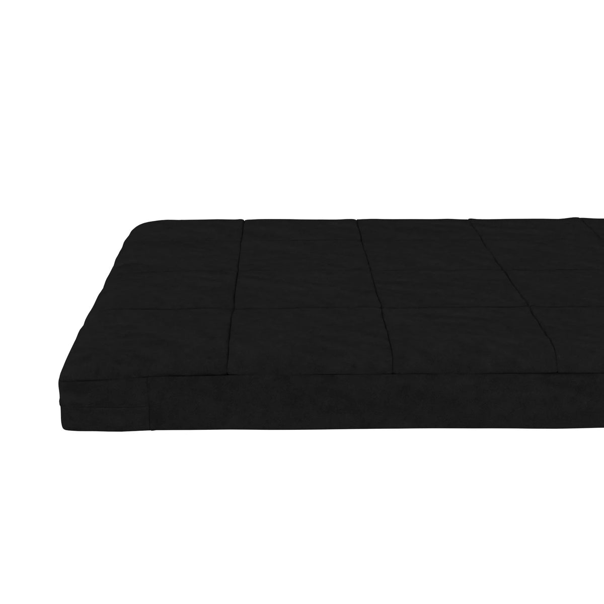 Black Full Size Quilted Microfiber Futon Mattress L266335