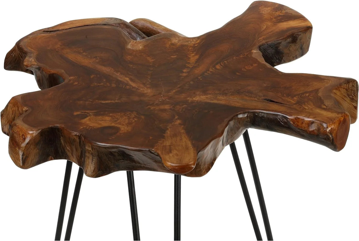Teak Accent End Table V53193