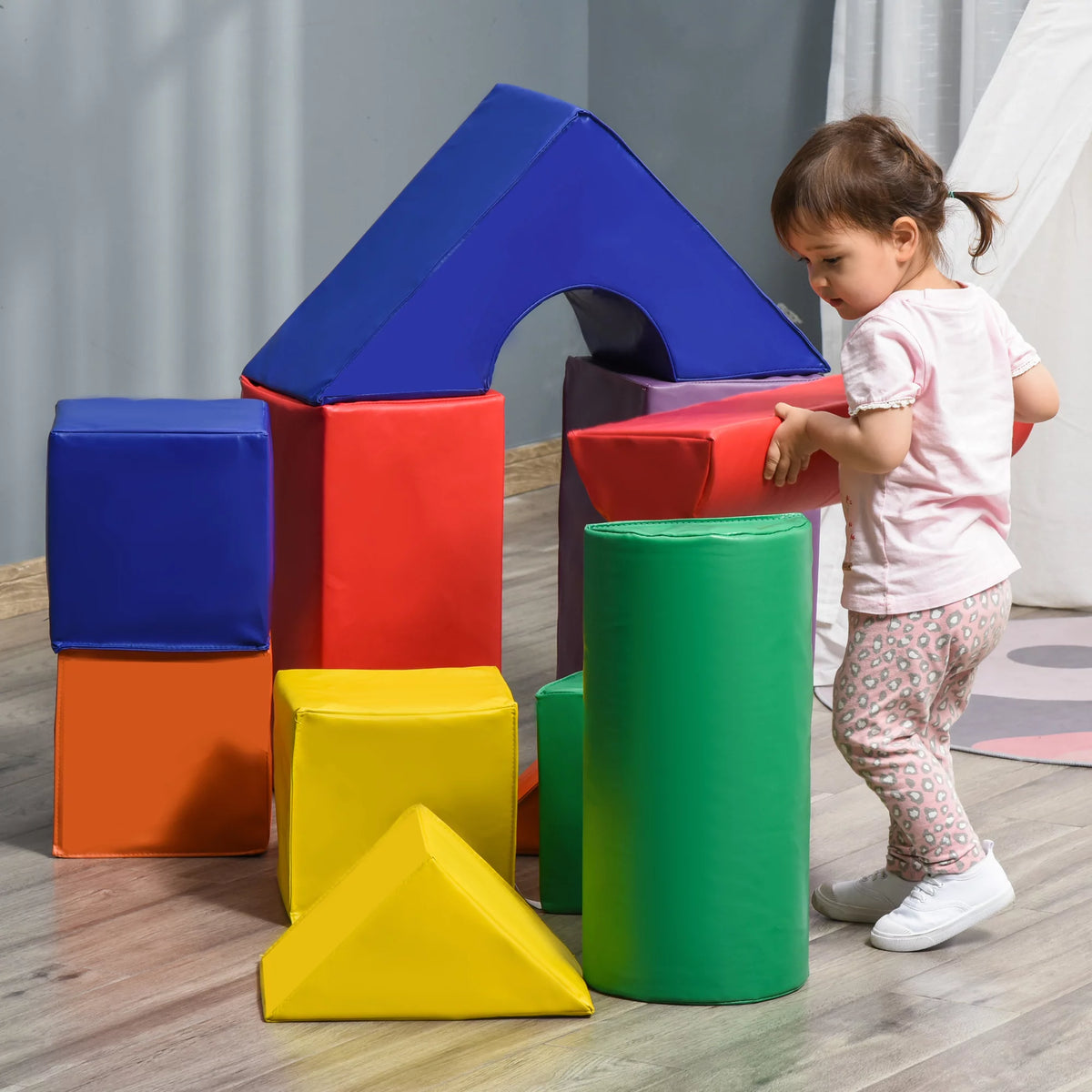 11-Piece Kids Crawl and Climb Soft Foam Play Set E332037