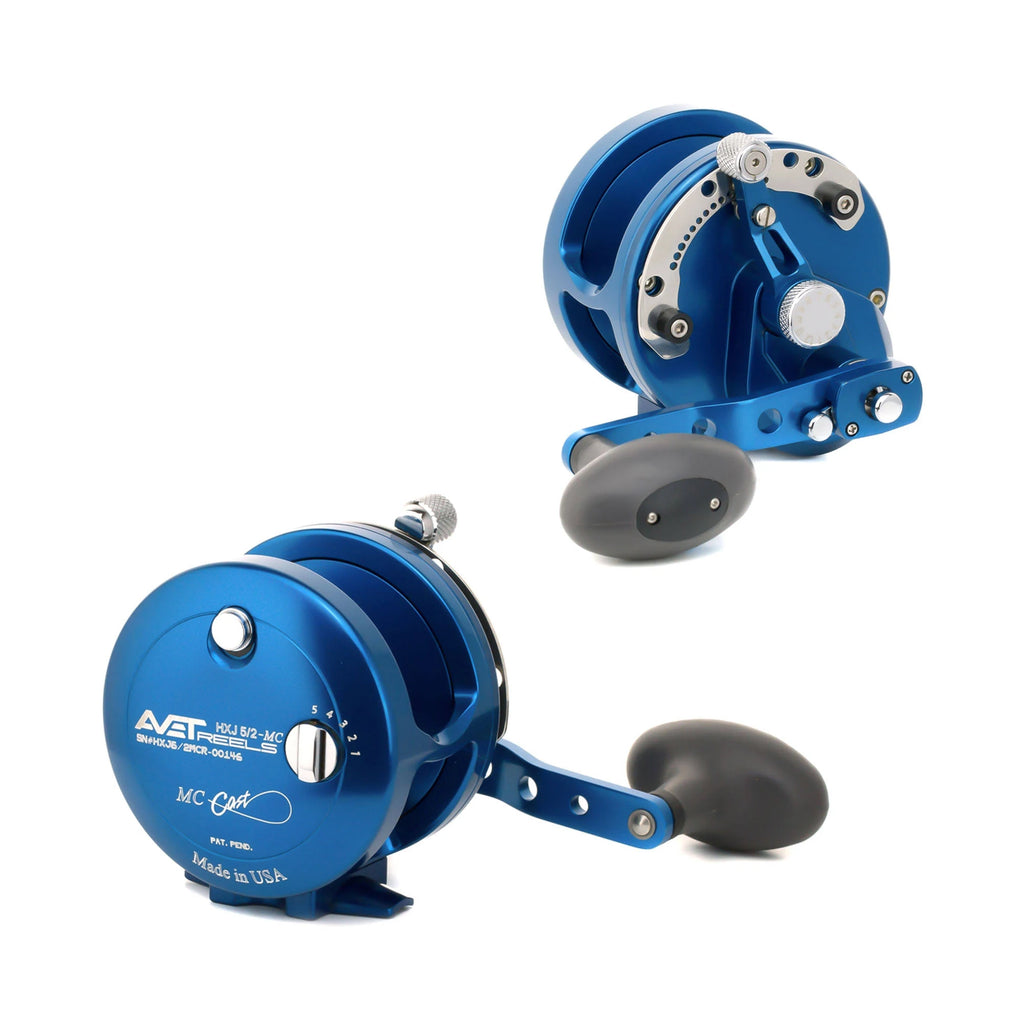 Red Two Speed Lever Drag Casting Reel N76011