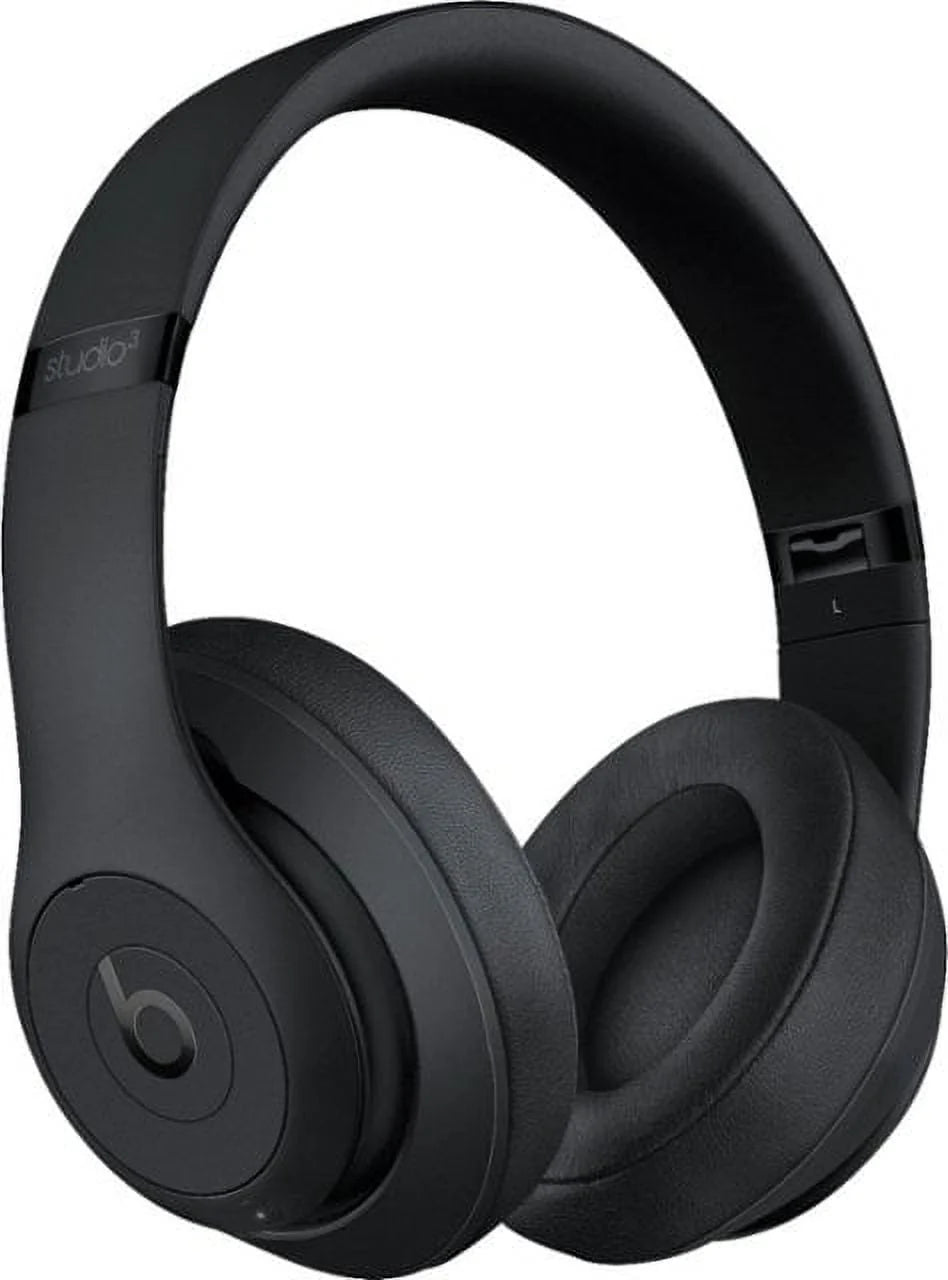 Matte Black Wireless Noise Cancelling Headphones Y986