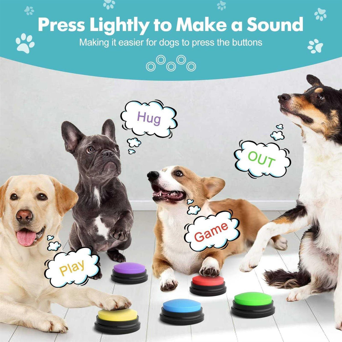 Dog Communication Training Buttons X4865