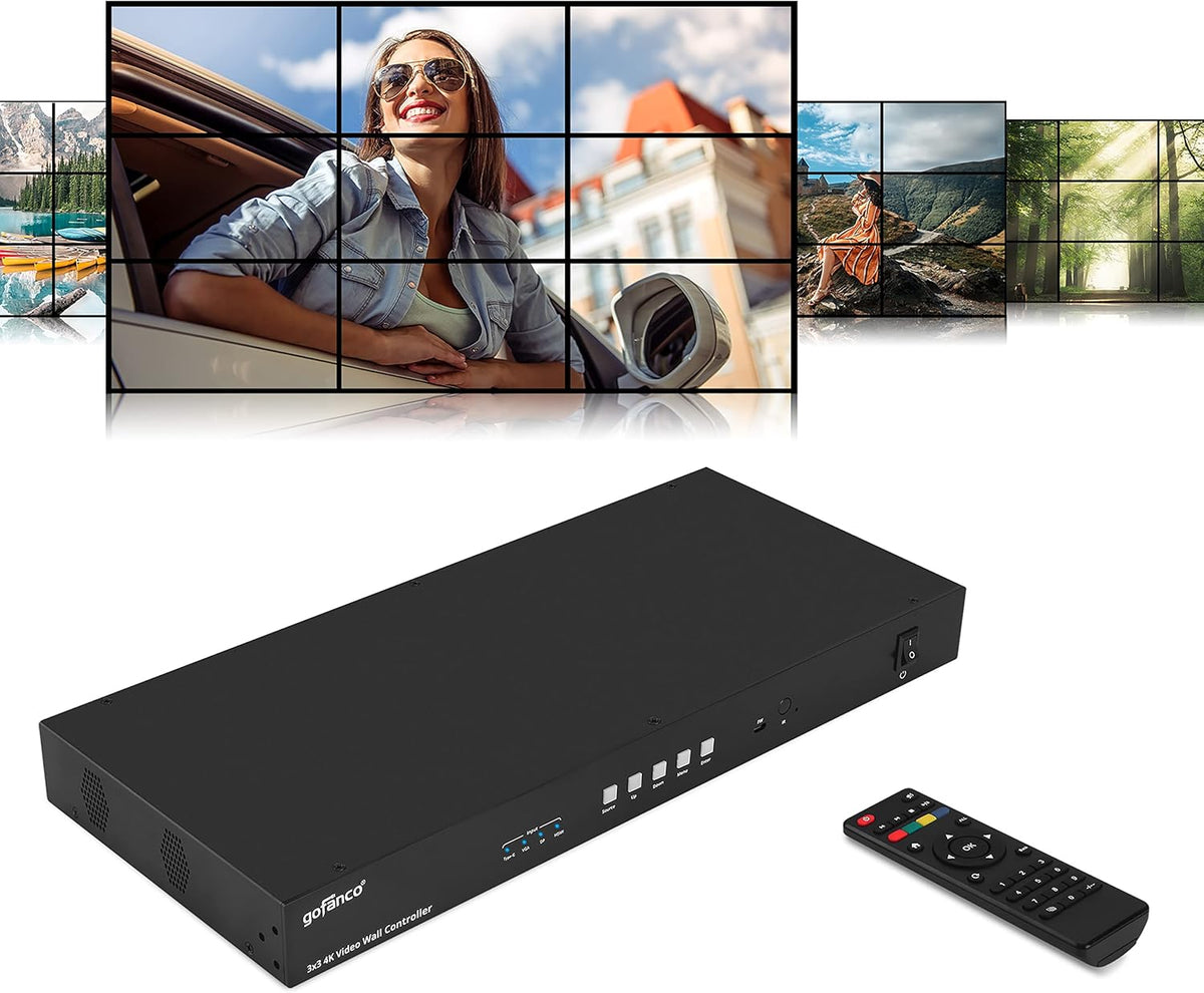 2x2 Video Wall Processor Controller Q9837