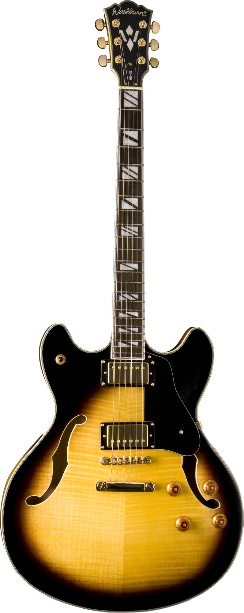 Tobacco Sunburst Semi-Hollowbody Guitar Z9241