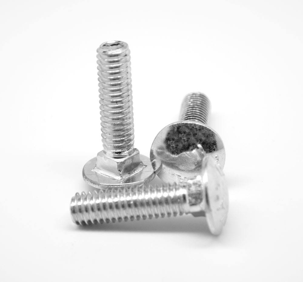 3/8x22-16 x 3x22 Coarse Thread Carriage Bolt Stainless Steel 316 Pk 250 L357370