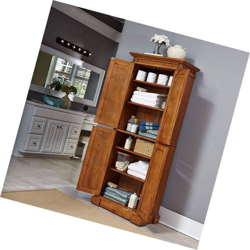 Distressed Oak Pantry N800