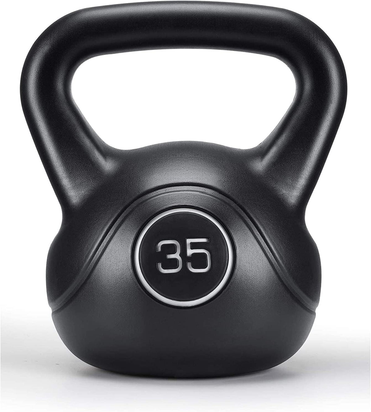 35lb Strength Training Kettlebell with HDPE Handle Workout Equipment Pack of 2 H6083
