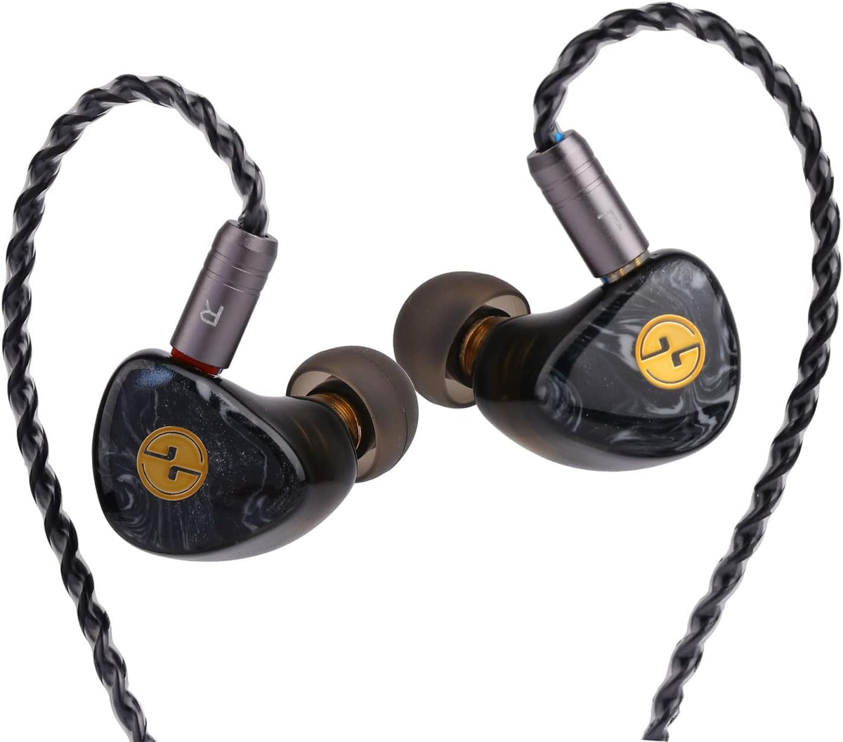 10mm LCP Diaphragm In-Ear Earphone with Detachable 2Pin OFC Cable Y76797