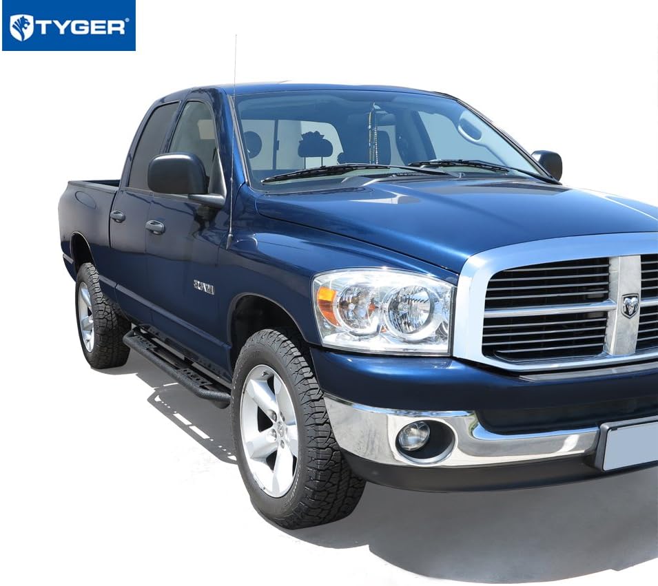 Textured Black Side Step Nerf Bars Running Boards O559