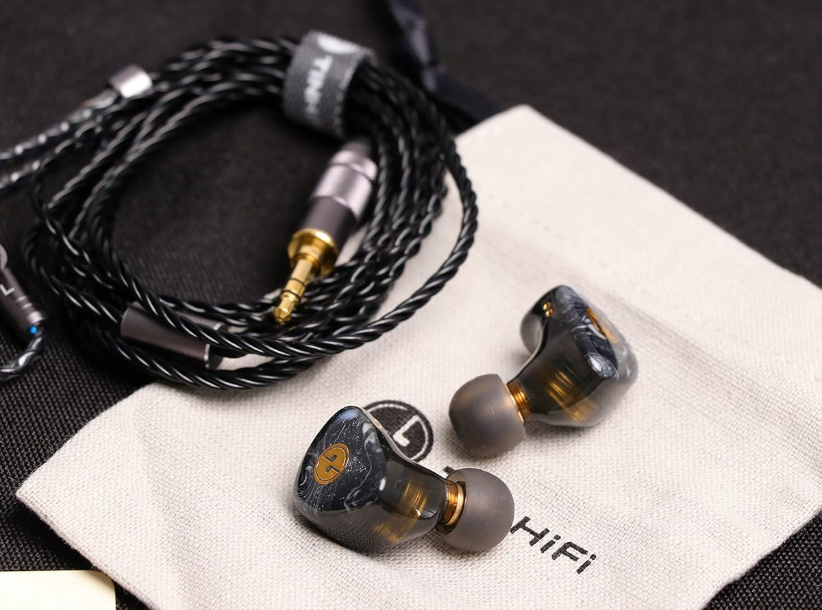 10mm LCP Diaphragm In-Ear Earphone with Detachable 2Pin OFC Cable Y76797