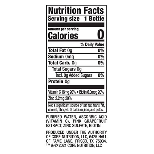 Pink Grapefruit Nutrient Enhanced Water, 23.9 Fl Oz (Pack of 12) G50279