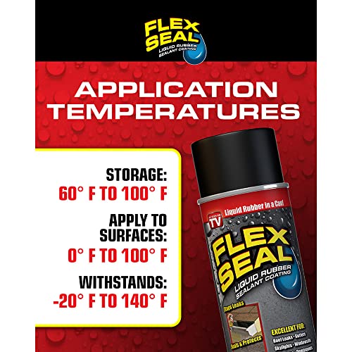 17 oz Black Waterproof Rubber Spray On Sealant Coating F446