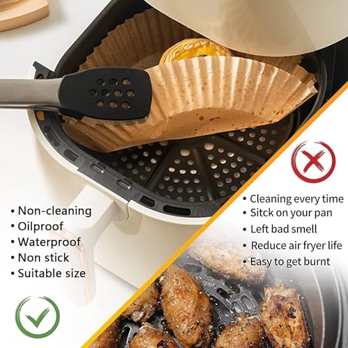 100PCS Non-stick Disposable Air Fryer Paper Liners K495280