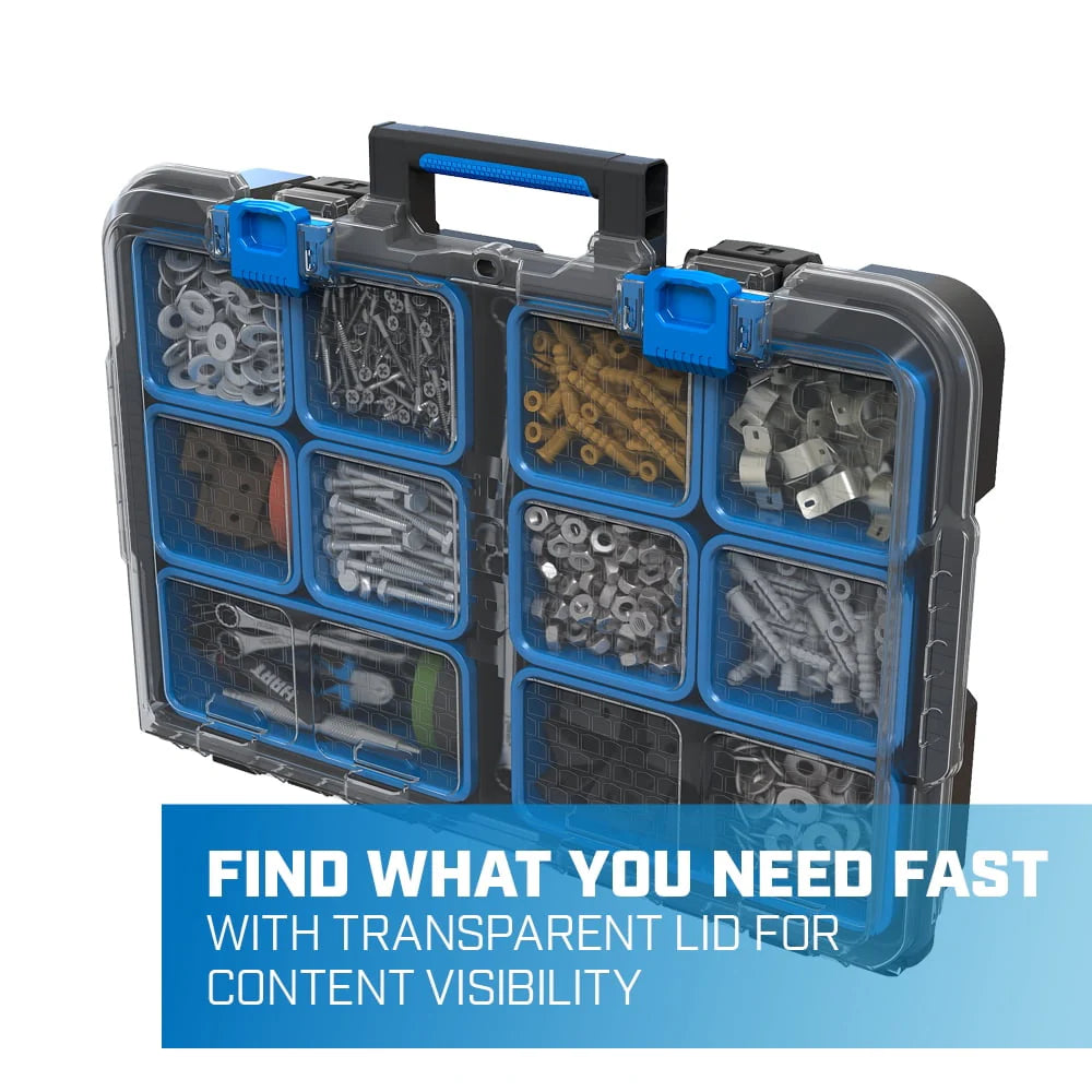 Stack System Tool Box with Removable Organizer Bins B831967