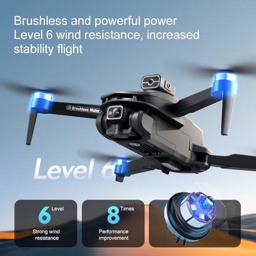 GPS Drone with 4K HDR Camera, 90 Mins Flight Time, Black E73736