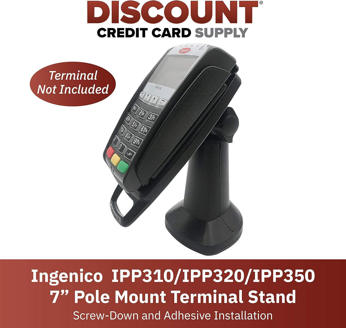 Black Pack of 2 Terminal Stand W370655