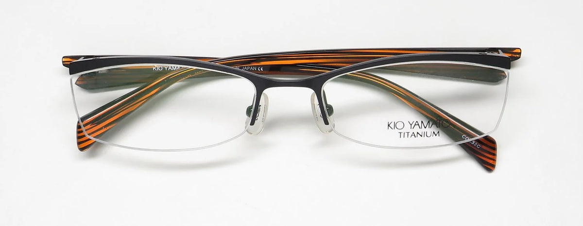 Titanium Half-Rimless Acetate Eyeglass Frame N38898