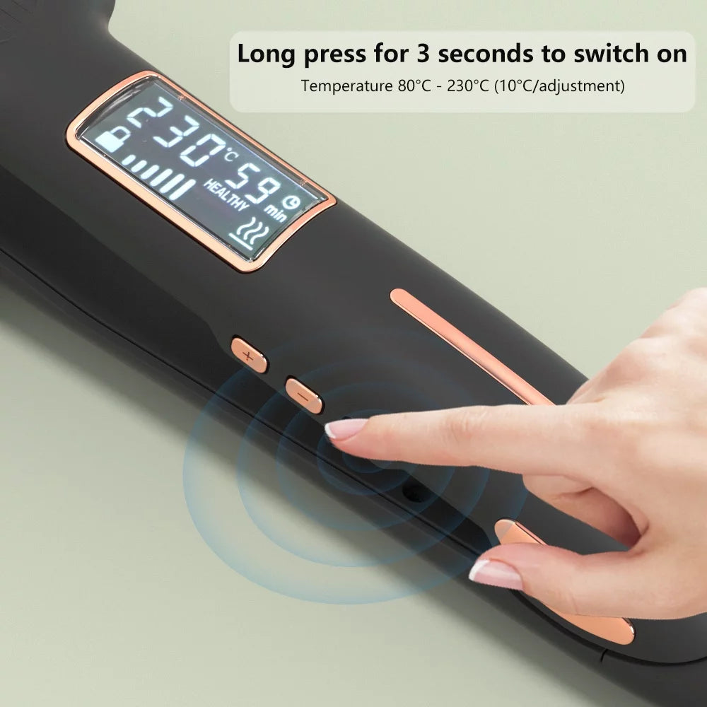 1.9 inch Wide Plate Flat Iron Hair Straightener Z3583