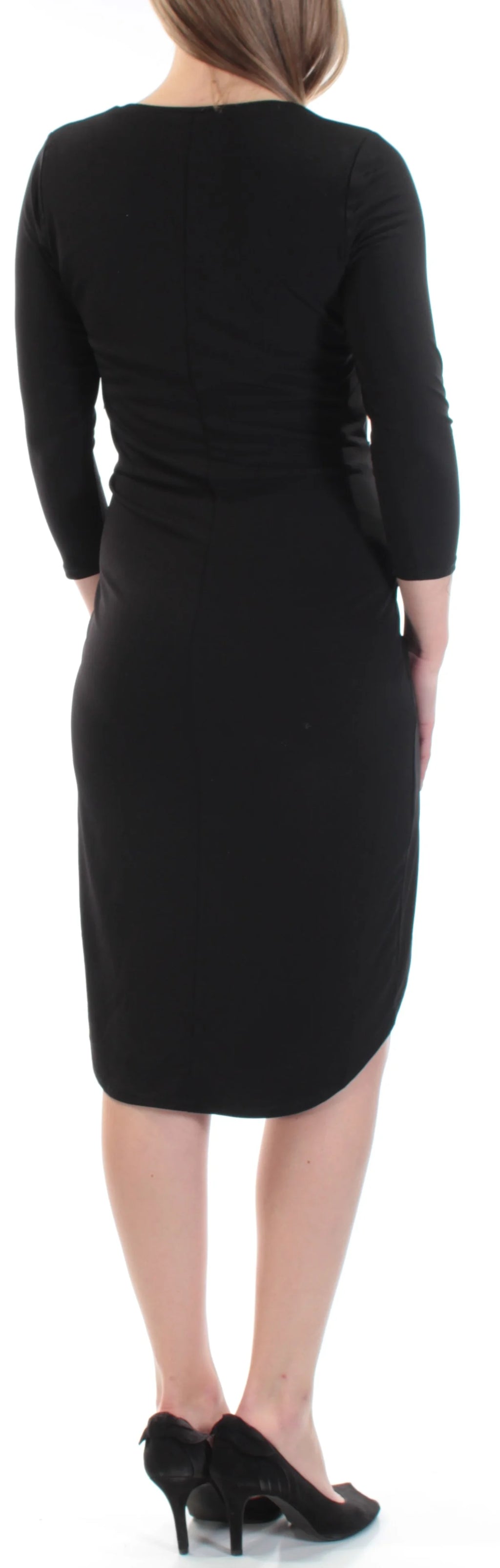 Black Medium High-Low Dress N779124