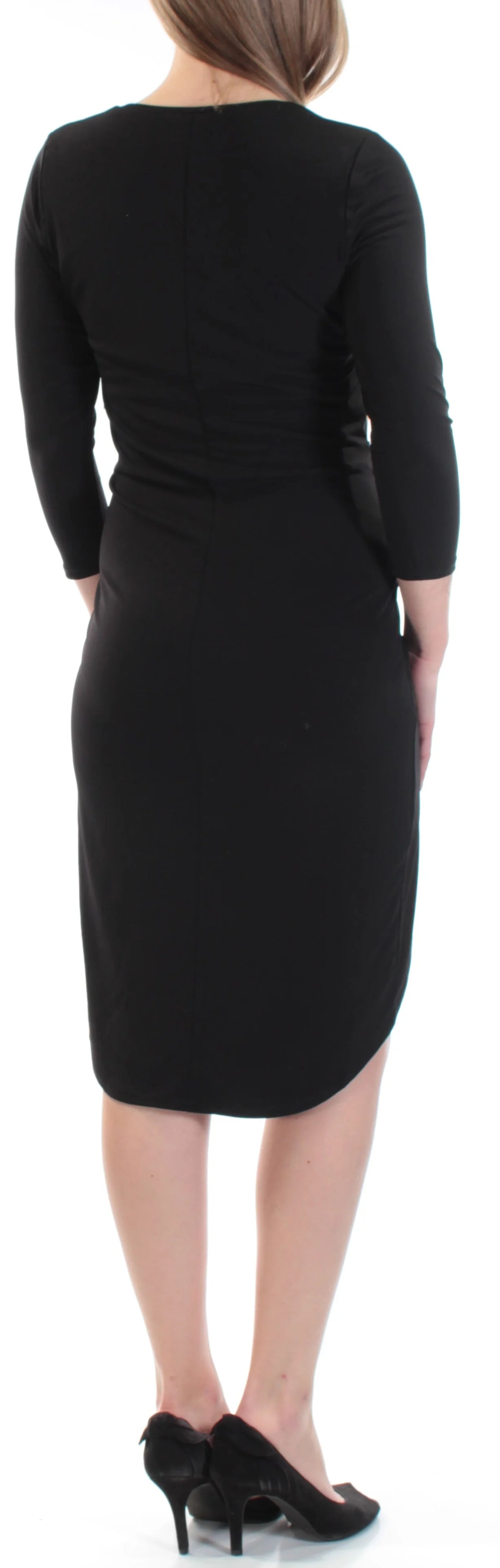 Black Medium High-Low Dress N779124