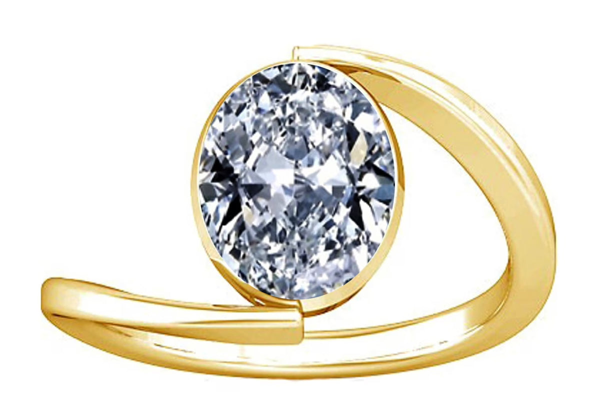 American Diamond Zircon Silver Ring A723063