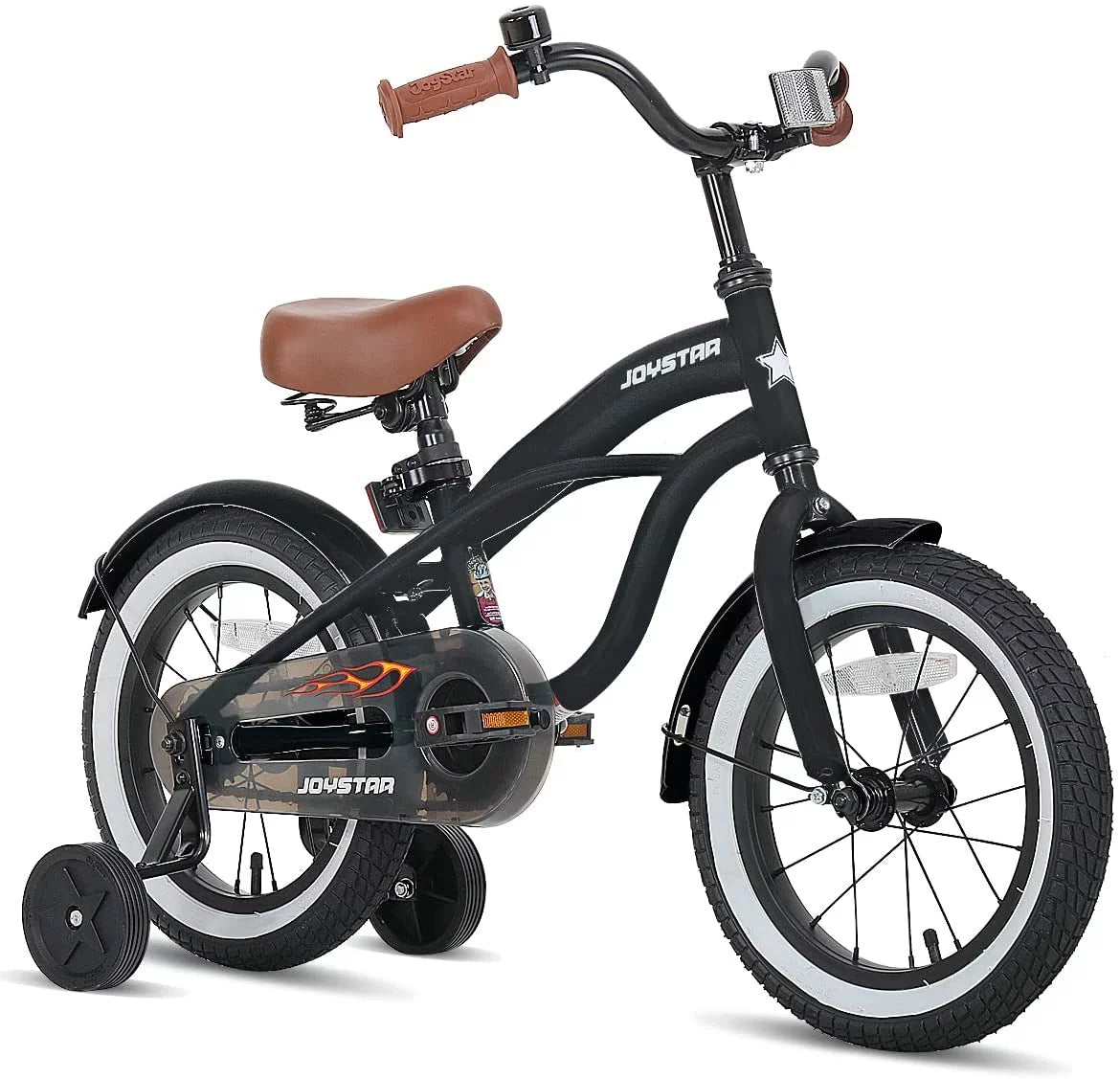 12 14 16 Kids Cruiser Bike with Training Wheels, Green W3124