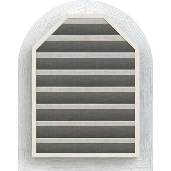 Primed Round Top Gable Vent H20900