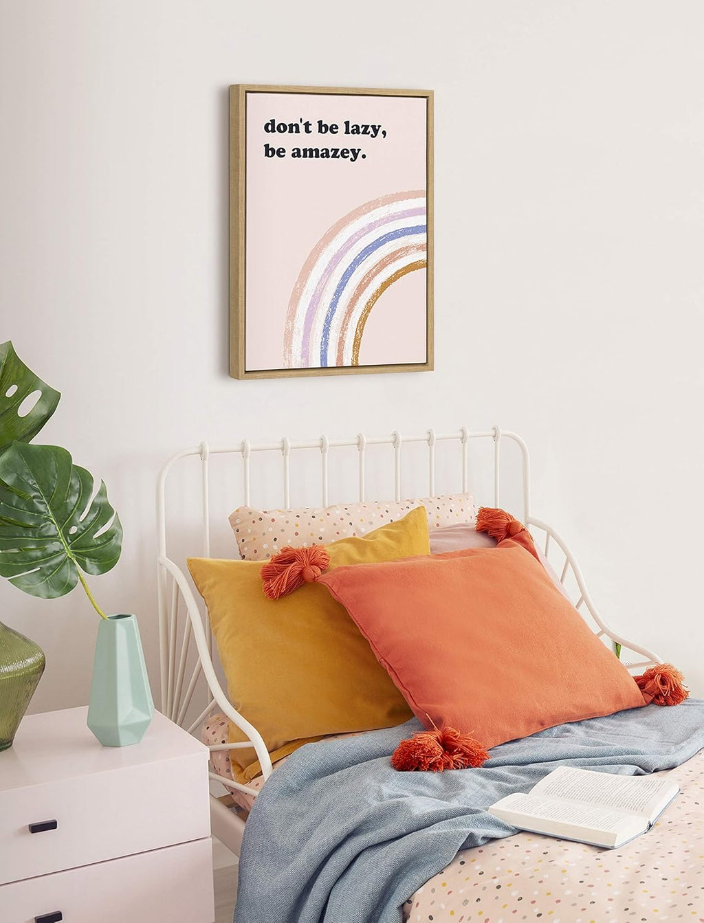 Framed Canvas Wall Art, 18x24 Natural D14308