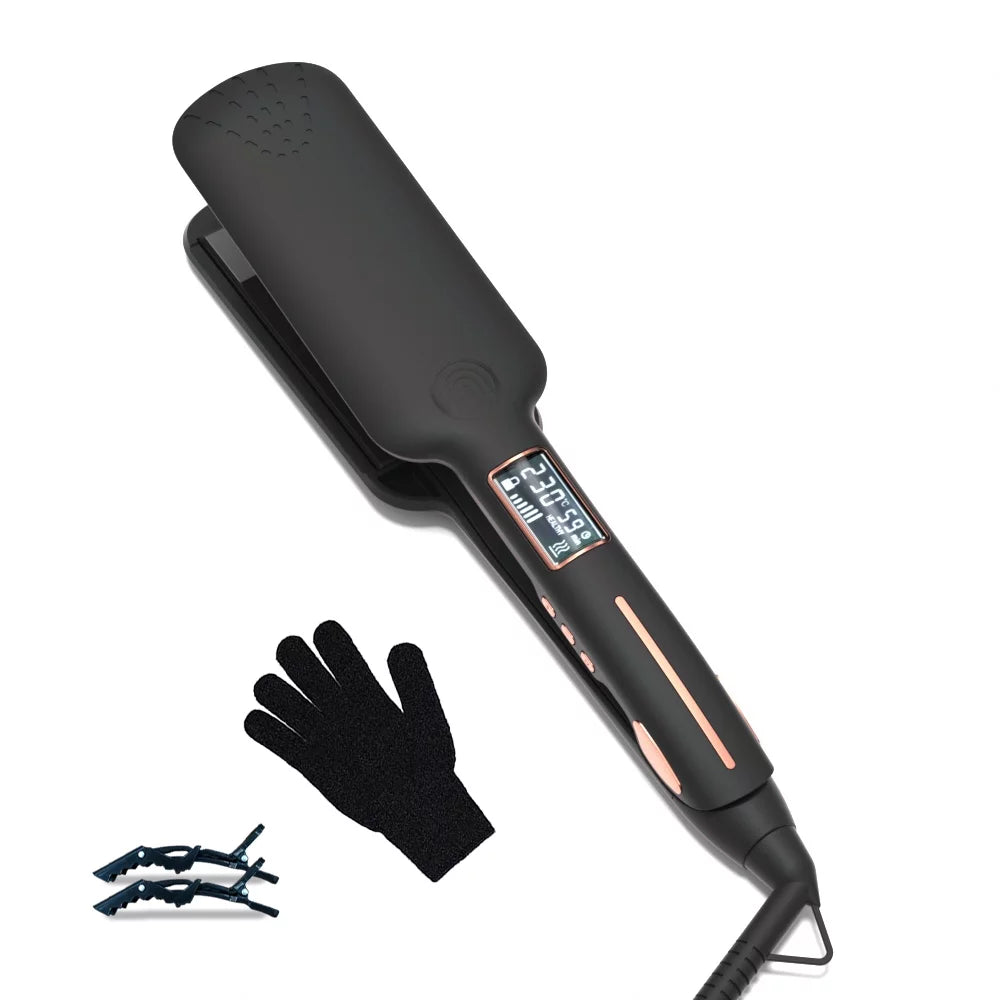1.9 inch Wide Plate Flat Iron Hair Straightener Z3583