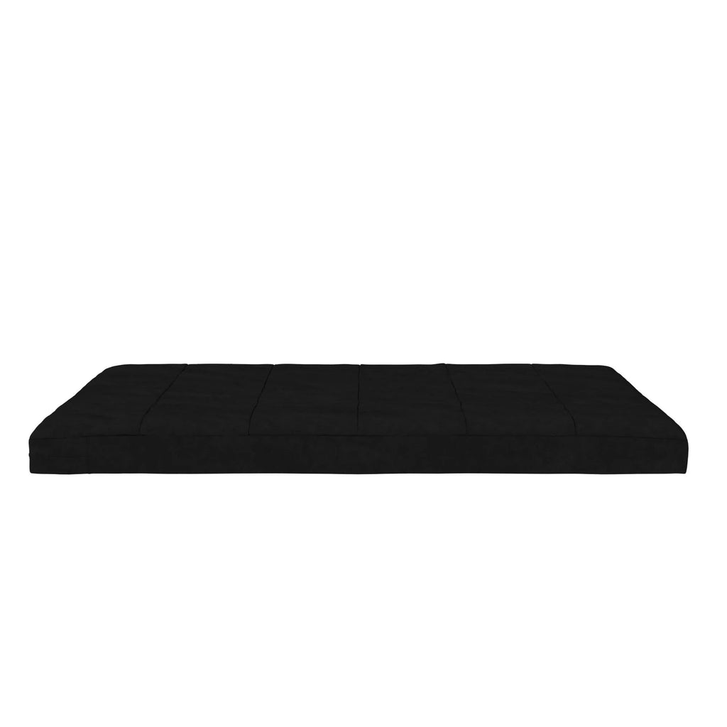 Black Full Size Quilted Microfiber Futon Mattress L266335